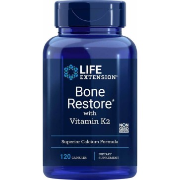 Bone Restore with Vitamin K2 120 capsules Life Extension