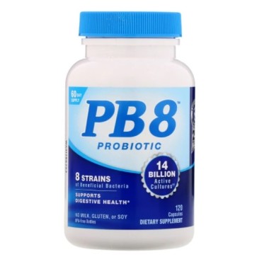 PB8 Probiótico azul 120 cápsulas Nutrition Now