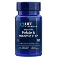 BioActive Folate & Vitamin B12 90vcaps Life Extension