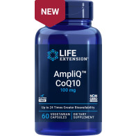 Life Extension AmpliQ CoQ10, 100 mg, 60 Vegetarian Capsules