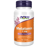Melatonin, 1 mg, 100 Tablets Now foods