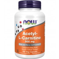 Acetyl L-carnitine 500mg 100 vcaps Now Foods