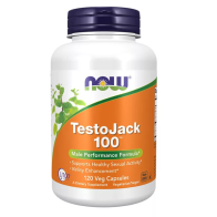 TestoJack 100, 120 Veg Capsules Now foods