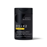 Vegan D3 250mcg (10000iu) + Vitamin K2 100mcg (60 veggie softgels) SR
