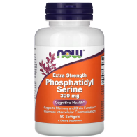 Phosphatidyl Serine, Extra Strength 300 mg 50 Softgels Now foods