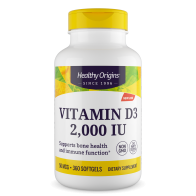 Vitamina D3 2.000 360s HEALTHY Origins mct oil