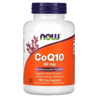 CoQ10, 60 mg, 180 Veg Capsules Now foods