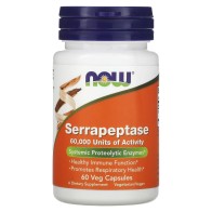 Serrapeptase, 33 mg, 60 Veg Capsules Now foods