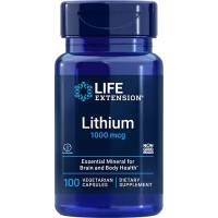 Lithium  1000mg 100 vcaps LIFE Extension