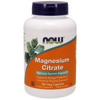 Magnesium Citrate 120 veg caps Now Foods