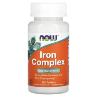 Iron Complex, 100 Tablets Now