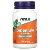 Selenium, 100 mcg, 100 Tablets Now foods