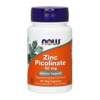 Zinc Picolinate 50mg  60 vcaps NOW Foods