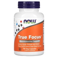 True Focus 90veg caps NOW foods