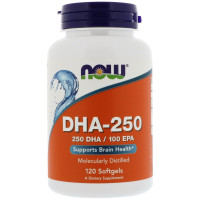 DHA-250, 120 Softgels Now foods