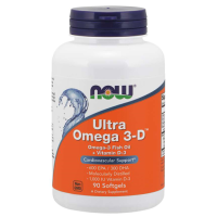 Ultra Omega 3-D 90 Softgels NOW Foods