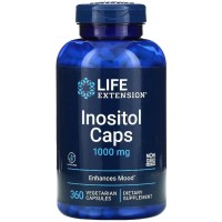Inositol Caps 1000 mg, 360 vegetarian capsules LIFE Extension