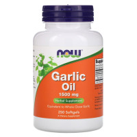 Garlic Oil, 1,500 mg, 250 Softgels Now foods