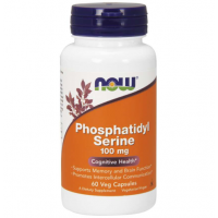 Phosphatidyl Serine 100mg 60 Veg Caps NOW Foods