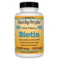 Biotin 10,000 mcg 150 vcaps Healthy Origins
