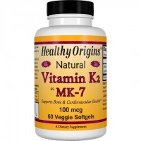 Vitamina K2 Mk7 100mcg  60 veggies softgels HEALTHY Origins
