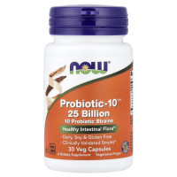 Probiotic-10, 25 Billion, 30 Veg Capsules Now