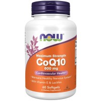 CoQ10 600 mg 60 Softgels Now foods