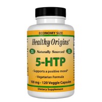5 HTP 100mg 120 vcaps Healthy Origins validade: 12/2021