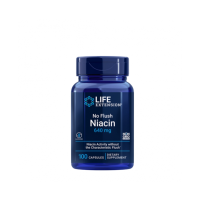No Flush Niacin 640 mg. 100 capsules LIFE Extension