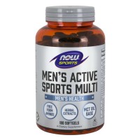 Mens Active Sports Multi 180 Softgels Now Foods