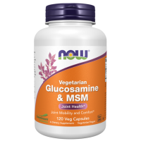 Glucosamine  MSM, 120 Veg Capsules Now foods