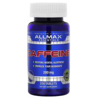 Caffeine, 200 mg, 100 Tablets ALLMAX