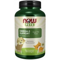 Omega 3 Support Softgels for Dogs & Cats Now foods Pets