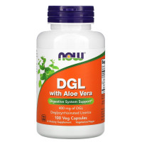 Now Foods, Dgl With Aloe Vera  100 Vcaps