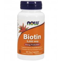 Biotin 5.000 60 caps Now Foods