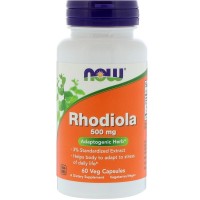 Rhodiola 500mg 60cp NOW Foods