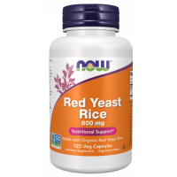Red Yeast Rice, 600 mg, 120 Veg Capsules Now foods