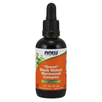 Green Black Walnut Wormwood Complex Liquid NOW Foods