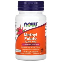 Methyl Folate 5.000mcg 50vcaps NOW Foods