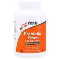 Prebiotic Fiber with Fibersol-2 Powder 12oz Now foods