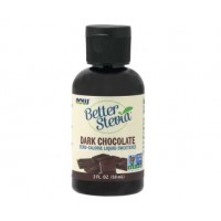 Better Stevia Dark Chocolate Zero cal. 59ml NOW Foods