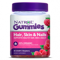 Hair Skin & Nails Gummies Beauty, Raspberry, 90ct Natrol