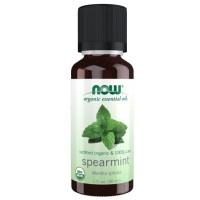 ORGANIC SPEARMINT OIL  1oz NOW Foods