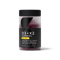 Vegan Vitamin D3 125mcg (5000iu) + K2 100mcg (60 sugar-free gummies) SR