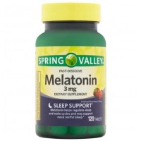 Melatonina 3mg 120 tabs Spring Valley - 10/2021