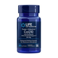 Super Ubiquinol CoQ10 with Enhanced Mitochondrial Support 50 mg, 30 softgels Life Extension