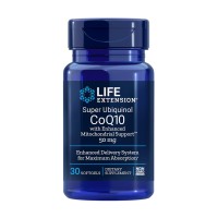 Super Ubiquinol CoQ10 with Enhanced Mitochondrial Support 50 mg, 30 softgels Life Extension