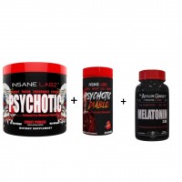 1 Psychotic RED + 1 Psychotic Diablo + 1 melatonina Insane 3mg